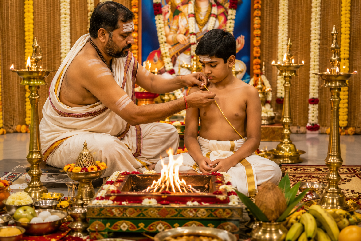 Thread Ceremony Puja